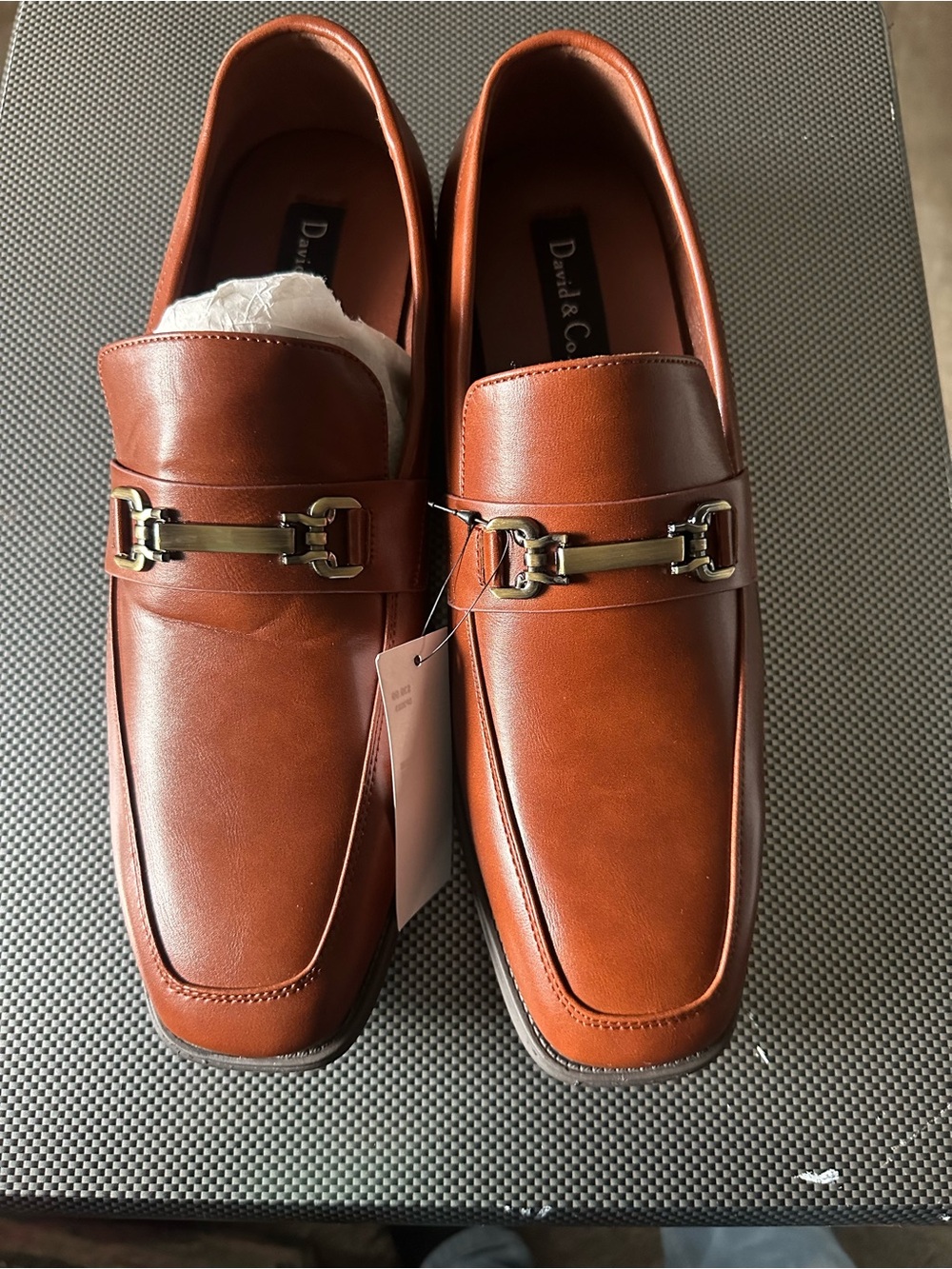 Men’s Brown Leather Bit Loafers